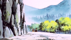 Beautiful blonde babe seduced in the woods - hentai cartoon