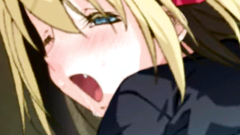 That young hentai blonde was fucked by big cock