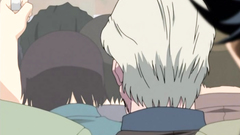 Handsome blonde takes cum on her butt in the public