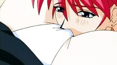 Redhead cutie licks vagina and gets shy about that