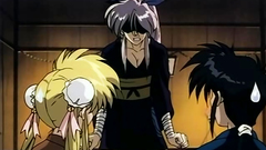 First experience in lesbian games between horny hentai girls