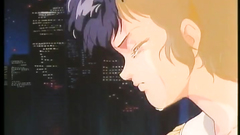 Young brunette babe in classic hentai porn cartoon