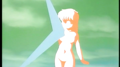 Redhead young babe attacked by many tentacles in hentai toon