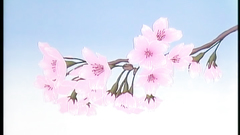 Handsome and young schoolgirl in hentai cartoon