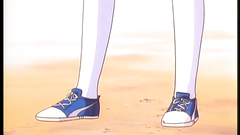 Sporty redhead schoolgirl looks so fresh and innocent