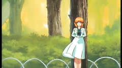 Anime teens in nice and interesting cartoon