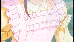 Big white rabbit has some plans for that cutie