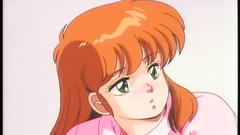 Red haired sexy schoolgirl in the bed with her lover