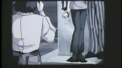 Watch that sexy brunette girl in short skirt undresses