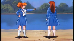 Young anime schoolgirls dreams about some love