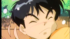 Long-haired blonde babe blows cock in the park