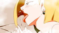 Busty blonde girl with big nipples needs cum