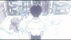 Slender anime babe rides hard cock with her tiny pussy