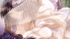 Passionate lesbian sex between two hot anime babes