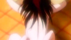 Adorable strapon fuck for sexy and busty hentai babes