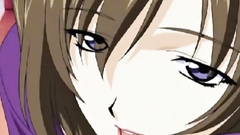 Adorable strapon fuck for sexy and busty hentai babes