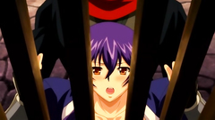 Hot anime chick with giant boobs fucked from behind