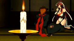 This anime cutie has really massive tits and big nipples