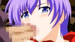 SHort-haired girl with massive tits roughly banged