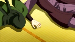 Gangbanged busty anime chick looks shocked