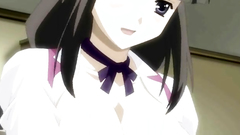 Petite anime babe rides hard cock - hentai cartoon