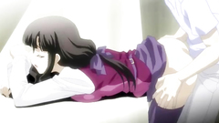 Sweet brunette babe gets fucked from behind