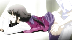 Sweet brunette babe gets fucked from behind