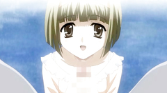 Little cutie plays with big and hard cock on her knees