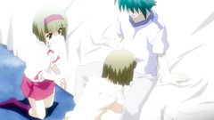 Little cutie plays with big and hard cock on her knees