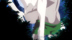 Beautiful anime babe seduced for sex in the public park