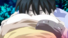 Young anime girl with sweet butt gets licked outdoors