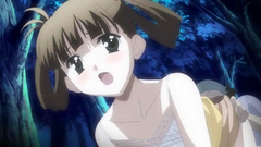 Young anime girl with sweet butt gets licked outdoors