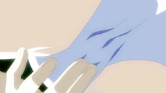 Young lover plays with girlfriend's boobies