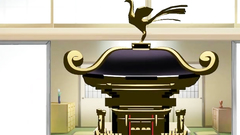 Sweet anime girl with nice tits rides her young lover