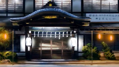 Sweet anime girl with nice tits rides her young lover