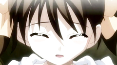 Sweet anime couple makes love in hentai cartoon