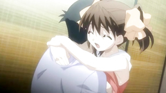 Sweet anime couple makes love in hentai cartoon