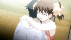 Sweet anime couple makes love in hentai cartoon