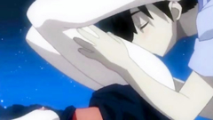 Hot black-haired anime babe gets her pussy licked