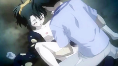 Sweet brunette spreads her legs and gets drilled