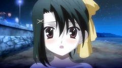 Amazing beach sex with horny brunette teen