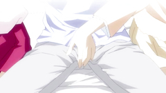 Two barely legal teens sharing one cock in anime toon