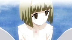 Two barely legal teens sharing one cock in anime toon