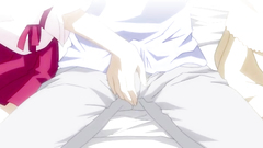 Two barely legal teens sharing one cock in anime toon