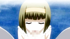 Two barely legal teens sharing one cock in anime toon