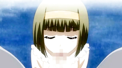 Two barely legal teens sharing one cock in anime toon