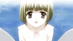 Two barely legal teens sharing one cock in anime toon