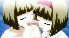 Best threesome fuck with two teens for a lucky guy