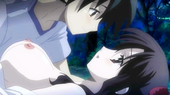 Hot black-haired teen spreads her legs and gets licked