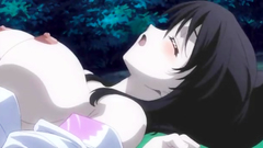 Hot and young brunette takes creampie in her tiny pussy